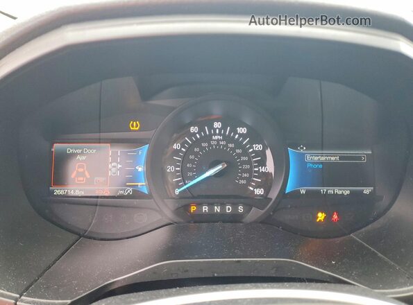 2FMPK4J94NBA05393 2022 FORD EDGE White Widok zestawu wskaźników