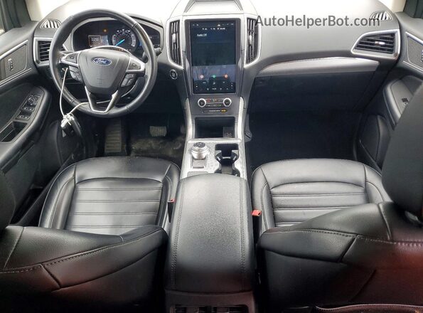 2FMPK4J94NBA05393 2022 FORD EDGE White Widok deski rozdzielczej