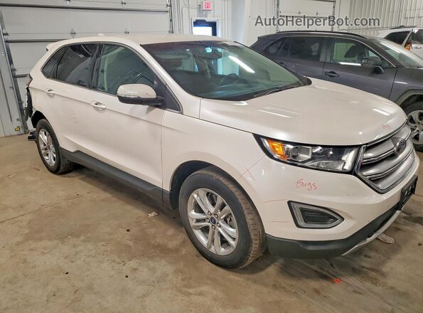 2FMPK4J95JBB05352 2018 FORD EDGE Белый Передняя правая четверть