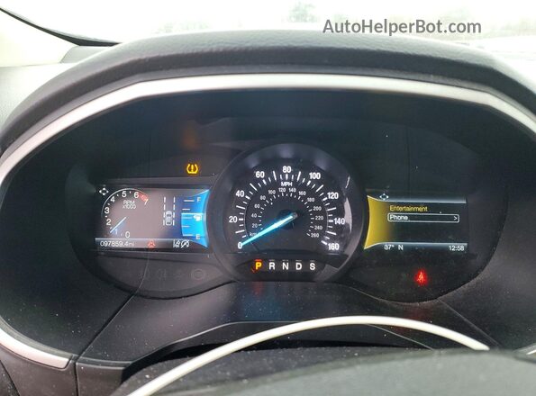 2FMPK4J95KBC03220 2019 FORD EDGE Gray Vista del cuadro de instrumentos