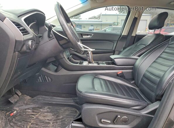 2FMPK4J95KBC03220 2019 FORD EDGE Gray Vista interior delantera