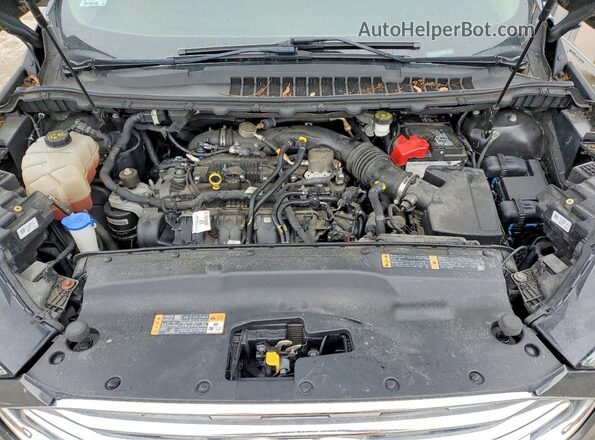 2FMPK4J95KBC03220 2019 FORD EDGE Gray Vista del compartimento del motor