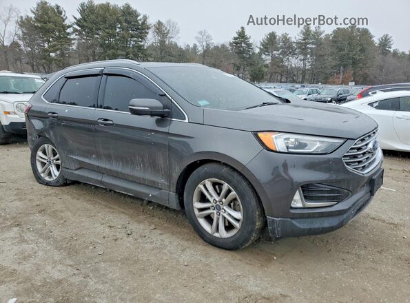 2FMPK4J95KBC03220 2019 FORD EDGE Gray Delantero derecho