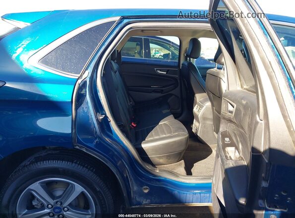 2FMPK4J95LBA89317 2020 FORD EDGE Blue Vista de la etiqueta del VIN