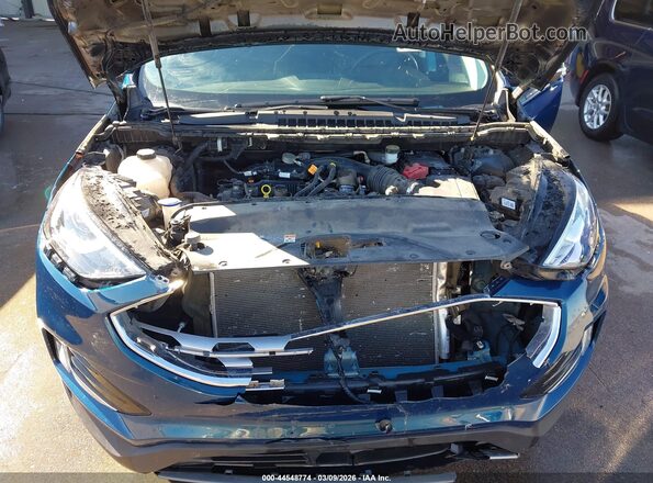 2FMPK4J95LBA89317 2020 FORD EDGE Blue Vista trasera