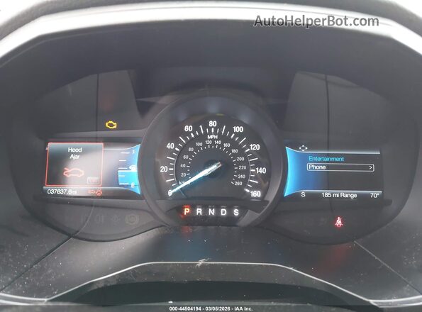 2FMPK4J95PBA02294 2023 FORD EDGE Silver Հետևի նստատեղերի տեսք