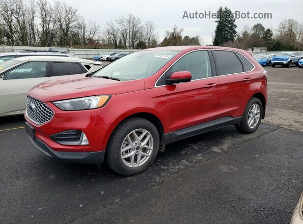 2FMPK4J95PBA48868 2023 FORD EDGE Красный Передняя левая четверть