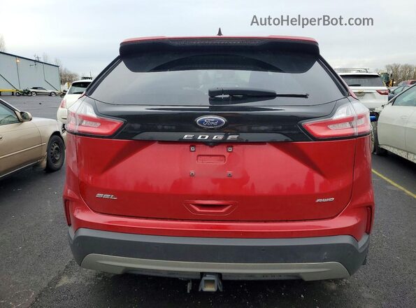 2FMPK4J95PBA48868 2023 FORD EDGE Красный Вид сзади