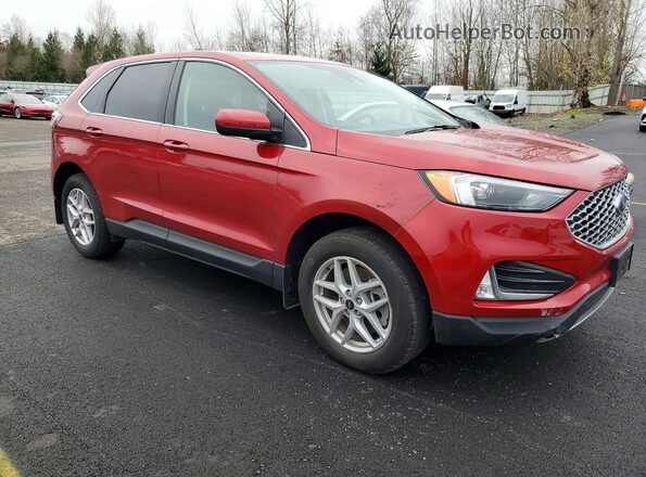 2FMPK4J95PBA48868 2023 FORD EDGE Красный Передняя правая четверть