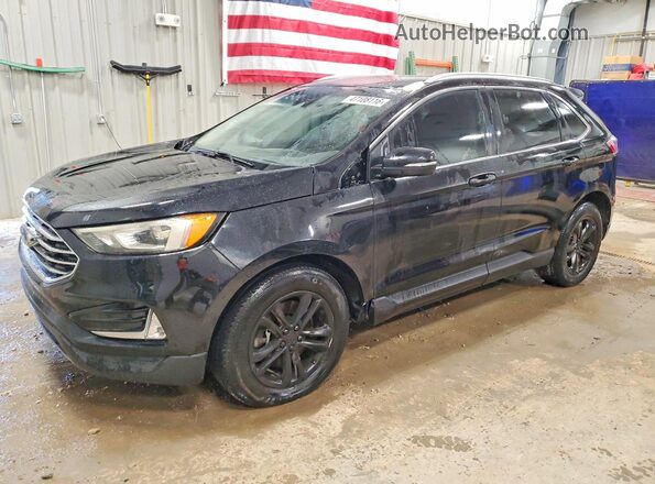 2FMPK4J96KBB60961 2019 FORD EDGE Черный Передняя левая четверть