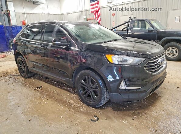 2FMPK4J96KBB60961 2019 FORD EDGE Черный Передняя правая четверть