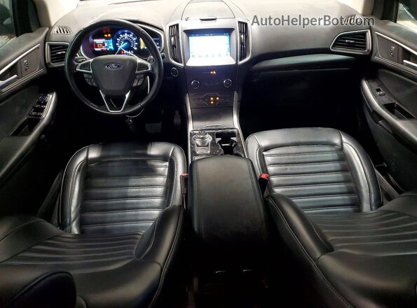 2FMPK4J96KBB60961 2019 FORD EDGE Черный Вид панели приборов