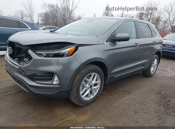 2FMPK4J96RBA25442 2024 FORD EDGE Gray Передня ліва чверть