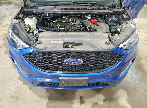 2FMPK4J96RBB11396 2024 FORD EDGE Blue Widok komory silnika