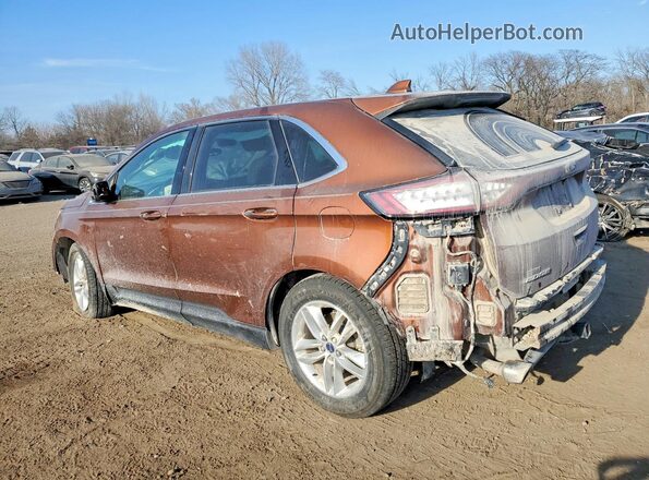 2FMPK4J97HBB11079 2017 FORD EDGE Оранжевый Задняя левая четверть
