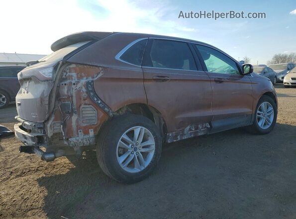 2FMPK4J97HBB11079 2017 FORD EDGE Оранжевый Задняя правая четверть