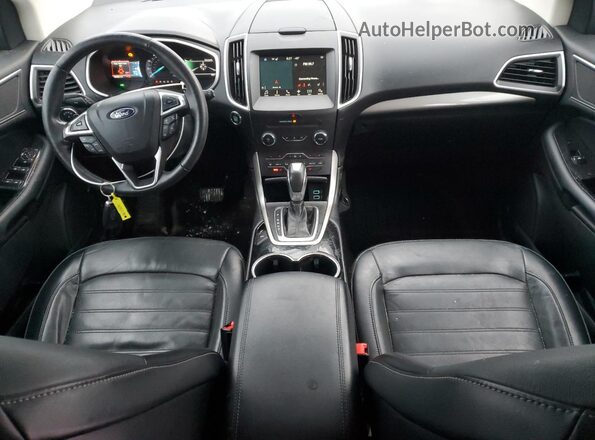 2FMPK4J98HBB79066 2017 FORD EDGE Черный Вид панели приборов