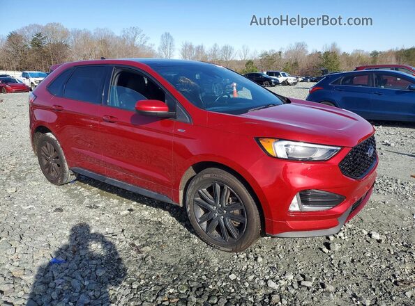 2FMPK4J98NBB11376 2022 FORD EDGE Red Przód prawy