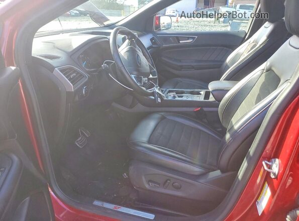 2FMPK4J98NBB11376 2022 FORD EDGE Red Widok wnętrza z przodu