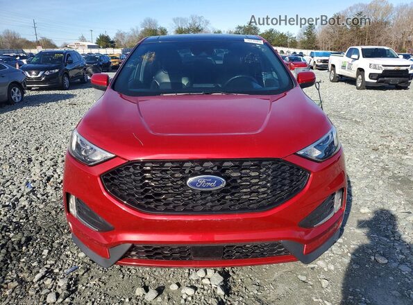 2FMPK4J98NBB11376 2022 FORD EDGE Red Widok z przodu