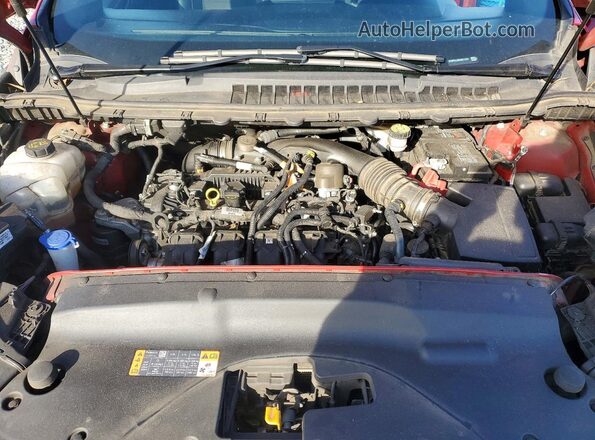 2FMPK4J98NBB11376 2022 FORD EDGE Red Widok komory silnika
