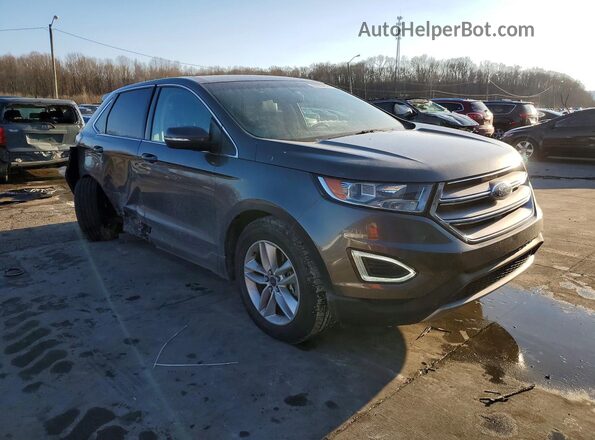2FMPK4J99GBC05060 2016 FORD EDGE Charcoal Передня права чверть