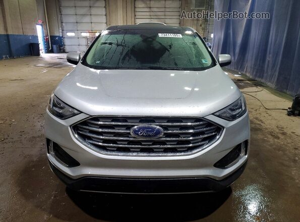 2FMPK4J99KBC34230 2019 FORD EDGE Серебряный Вид спереди