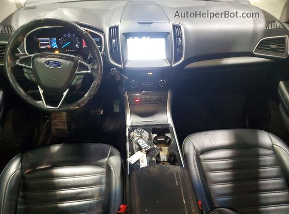 2FMPK4J99KBC34230 2019 FORD EDGE Серебряный Вид панели приборов