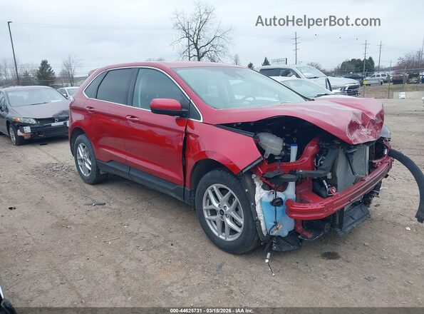 2FMPK4J99RBA19957 2024 FORD EDGE Красный Передняя правая четверть