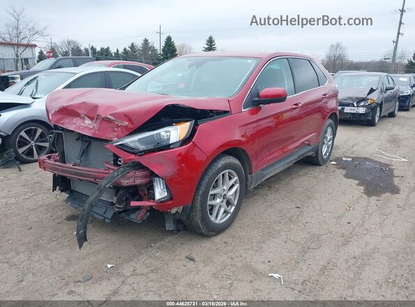 2FMPK4J99RBA19957 2024 FORD EDGE Красный Передняя левая четверть