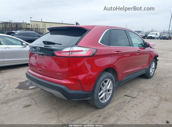 2FMPK4J99RBA19957 2024 FORD EDGE Красный Задняя правая четверть