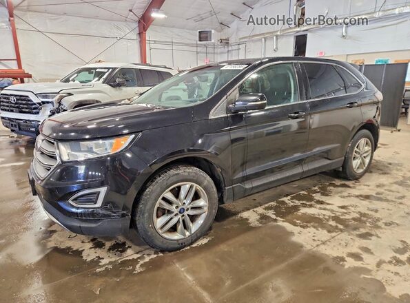 2FMPK4J9XGBC00059 2016 FORD EDGE Черный Передняя левая четверть