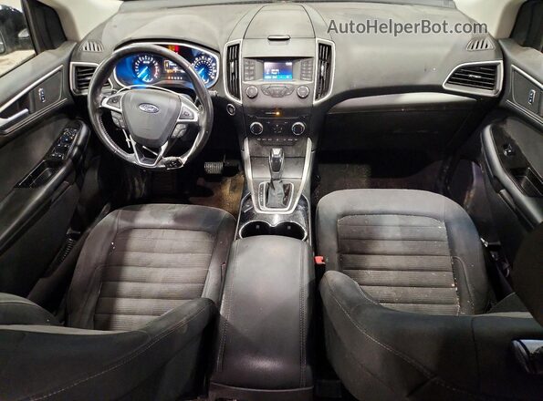 2FMPK4J9XGBC00059 2016 FORD EDGE Черный Вид панели приборов