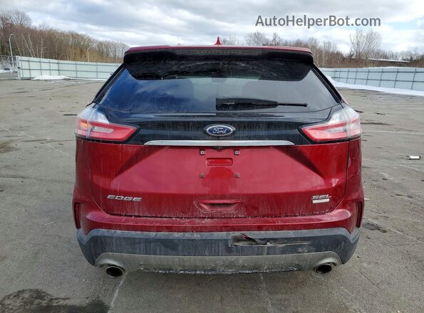 2FMPK4J9XKBB45900 2019 FORD EDGE Burgundy Vista trasera