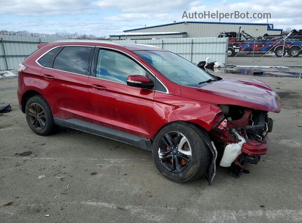 2FMPK4J9XKBB45900 2019 FORD EDGE Burgundy Delantero derecho