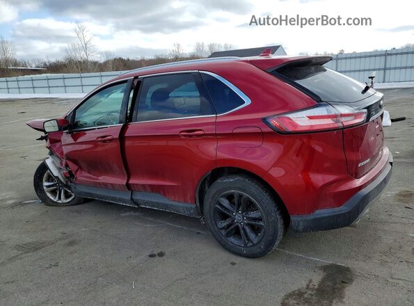 2FMPK4J9XKBB45900 2019 FORD EDGE Burgundy Trasero izquierdo