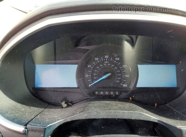 2FMPK4J9XKBB45900 2019 FORD EDGE Burgundy Vista del cuadro de instrumentos