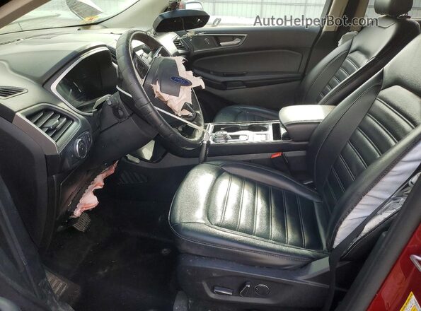 2FMPK4J9XKBB45900 2019 FORD EDGE Burgundy Vista interior delantera