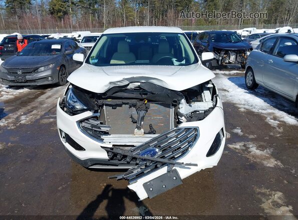 2FMPK4J9XNBA34719 2022 FORD EDGE White Widok zestawu wskaźników