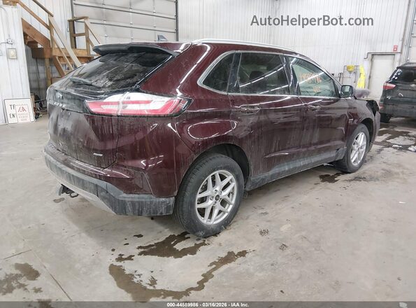 2FMPK4J9XRBA34807 2024 FORD EDGE Темно-бордовый Задняя правая четверть
