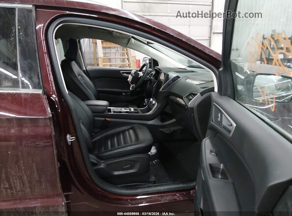 2FMPK4J9XRBA34807 2024 FORD EDGE Темно-бордовый Вид салона спереди