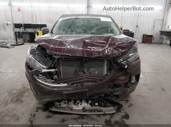 2FMPK4J9XRBA34807 2024 FORD EDGE Темно-бордовый Вид задней части салона