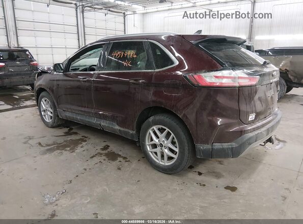 2FMPK4J9XRBA34807 2024 FORD EDGE Темно-бордовый Задняя левая четверть
