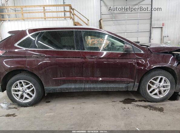 2FMPK4J9XRBA34807 2024 FORD EDGE Темно-бордовый Панорамный вид салона 360°