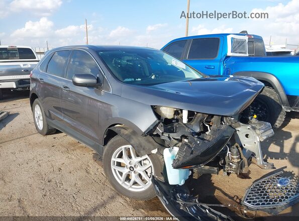 2FMPK4J9XRBA44012 2024 FORD EDGE Gray Delantero derecho