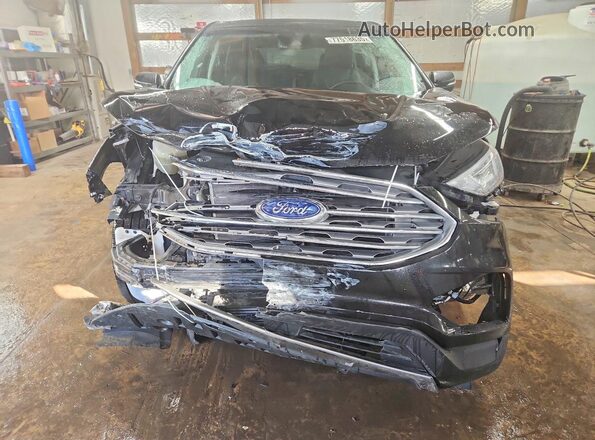 2FMPK4K90KBC69589 2019 FORD EDGE Black Widok z przodu