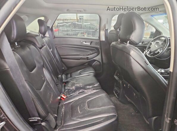 2FMPK4K90KBC69589 2019 FORD EDGE Black Widok wnętrza z tyłu