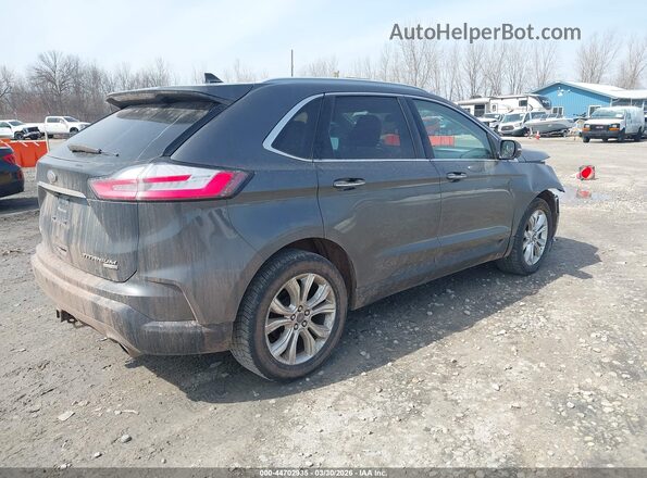2FMPK4K90LBB53794 2020 FORD EDGE Серый Задняя правая четверть