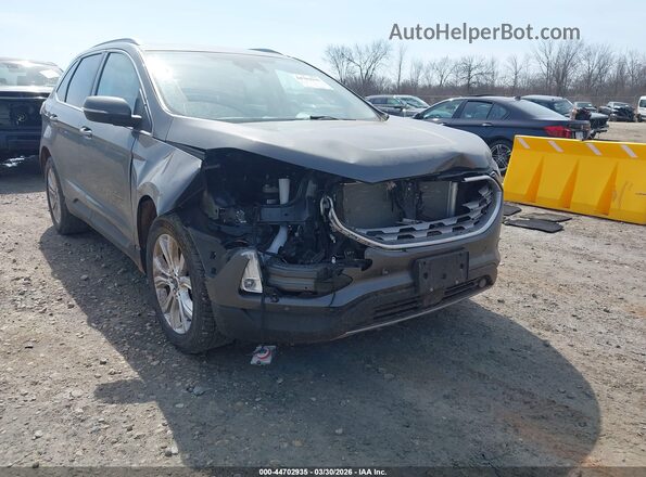 2FMPK4K90LBB53794 2020 FORD EDGE Серый Вид спереди