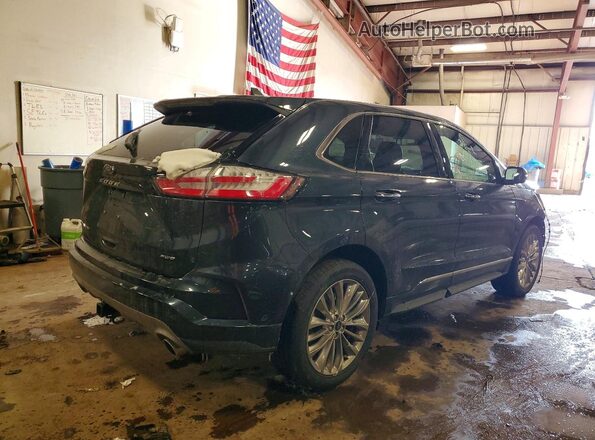 2FMPK4K90NBA29253 2022 FORD EDGE Blue Trasero derecho